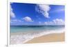 Nisbet Beach, turquoise sea, Nevis, St. Kitts and Nevis, Central America-Eleanor Scriven-Framed Photographic Print