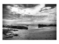 Black and White Beach-Nish Nalbandian-Art Print