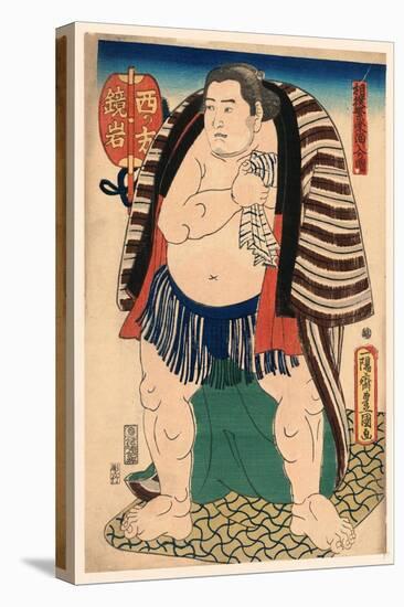 Nishi No Kata Kagamiiwa-Utagawa Toyokuni-Stretched Canvas