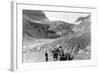 Nisqually Glacier, Rainier National Park - Rainier National Park-Lantern Press-Framed Art Print