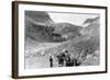 Nisqually Glacier, Rainier National Park - Rainier National Park-Lantern Press-Framed Art Print