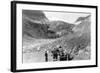 Nisqually Glacier, Rainier National Park - Rainier National Park-Lantern Press-Framed Art Print