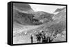 Nisqually Glacier, Rainier National Park - Rainier National Park-Lantern Press-Framed Stretched Canvas