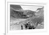Nisqually Glacier, Rainier National Park - Rainier National Park-Lantern Press-Framed Premium Giclee Print