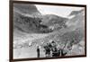 Nisqually Glacier, Rainier National Park - Rainier National Park-Lantern Press-Framed Art Print