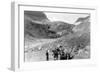 Nisqually Glacier, Rainier National Park - Rainier National Park-Lantern Press-Framed Art Print