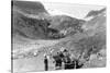 Nisqually Glacier, Rainier National Park - Rainier National Park-Lantern Press-Stretched Canvas