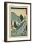 Nissaka-Ando Hiroshige-Framed Art Print