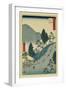 Nissaka-Ando Hiroshige-Framed Art Print