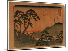 Nissaka-Utagawa Hiroshige-Mounted Giclee Print