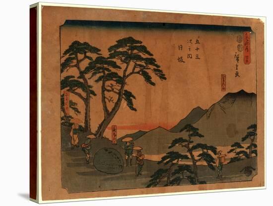 Nissaka-Utagawa Hiroshige-Stretched Canvas