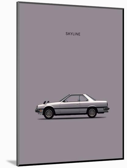 Nissan Skyline 2000GT-Mark Rogan-Mounted Art Print