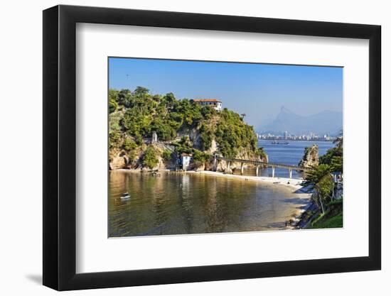 Niteroi Beach, Rio de Janeiro, Brazil-George Oze-Framed Photographic Print