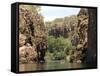 Nitmiluk Gorge in Hard Sandstone, Katherine, Northern Territory, Australia, Pacific-null-Framed Stretched Canvas