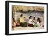 Nitpicking Beggars, Mexico-null-Framed Art Print