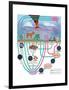 Nitrogen Cycle, Biosphere, Atmosphere, Earth Sciences-Encyclopaedia Britannica-Framed Poster