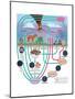 Nitrogen Cycle, Biosphere, Atmosphere, Earth Sciences-Encyclopaedia Britannica-Mounted Poster