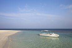 White Boat on Lagoon-nitrogenic.com-Photographic Print