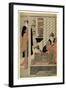 Niwa No Yukimi-Torii Kiyonaga-Framed Giclee Print