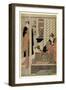 Niwa No Yukimi-Torii Kiyonaga-Framed Giclee Print