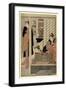 Niwa No Yukimi-Torii Kiyonaga-Framed Giclee Print