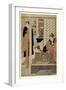 Niwa No Yukimi-Torii Kiyonaga-Framed Giclee Print