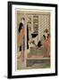 Niwa No Yukimi-Torii Kiyonaga-Framed Giclee Print