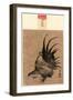 Niwatori, Chicken. [Between 1804 and 1818], 1 Print : Woodcut, Color ; 17.2 X 11.4-Utagawa Toyohiro-Framed Giclee Print