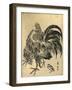 Niwatori, Hen and Chick. [Between 1804 and 1818], 1 Print : Woodcut, Color ; 22.1 X 17-Utagawa Toyohiro-Framed Giclee Print