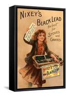 Nixey's, Black Lead Products, UK, 1890-null-Framed Stretched Canvas