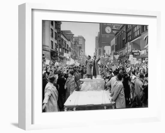 Nixon Campaigning-Alfred Eisenstaedt-Framed Photographic Print