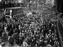 Ve Day Celebrations in London 1945-Nixon Greaves and-Framed Stretched Canvas