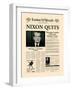 Nixon Quits-The Vintage Collection-Framed Art Print