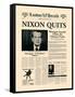 Nixon Quits-The Vintage Collection-Framed Stretched Canvas