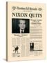 Nixon Quits-The Vintage Collection-Stretched Canvas