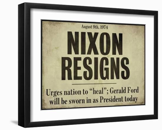 Nixon-null-Framed Giclee Print