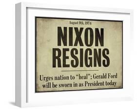 Nixon-null-Framed Giclee Print