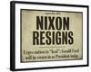 Nixon-null-Framed Giclee Print