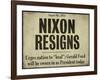 Nixon-null-Framed Giclee Print