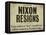 Nixon-null-Framed Stretched Canvas