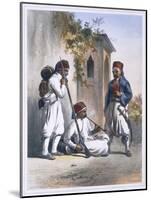Nizamior, regular troops of the Turkish army at Kanka, Egypt, 1848-Mouilleron-Mounted Giclee Print