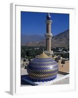 Nizwa Mosque, Nizwa, Oman, One of the Oldest and Most Famous Forts in Oman Is the One at Nizwa-Antonia Tozer-Framed Photographic Print