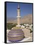 Nizwa Mosque, Western Hajar Mountains, Oman-Walter Bibikow-Framed Stretched Canvas