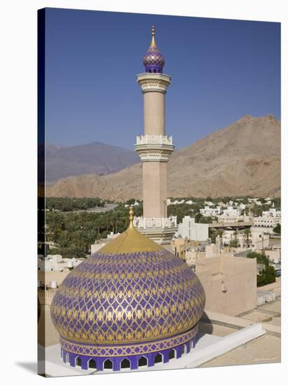 Nizwa Mosque, Western Hajar Mountains, Oman-Walter Bibikow-Stretched Canvas