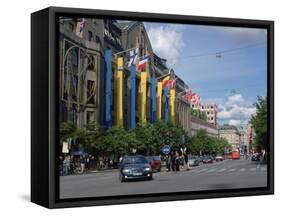 Nk (Nordiska Kompaniet) Department Store, Hamngatan, Stockholm, Sweden-Peter Thompson-Framed Stretched Canvas