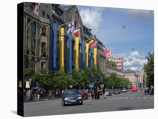 Nk (Nordiska Kompaniet) Department Store, Hamngatan, Stockholm, Sweden-Peter Thompson-Stretched Canvas