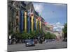 Nk (Nordiska Kompaniet) Department Store, Hamngatan, Stockholm, Sweden-Peter Thompson-Mounted Photographic Print