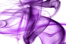 Purple Smoke-Nneirda-Laminated Art Print