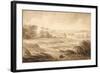 No 1 Hougomont the House and Farme Du - Gourman from the Right', 1815-Denis Dighton-Framed Giclee Print