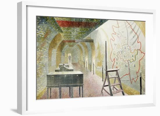 No 1 Map Corridor, 1940-Eric Ravilious-Framed Giclee Print